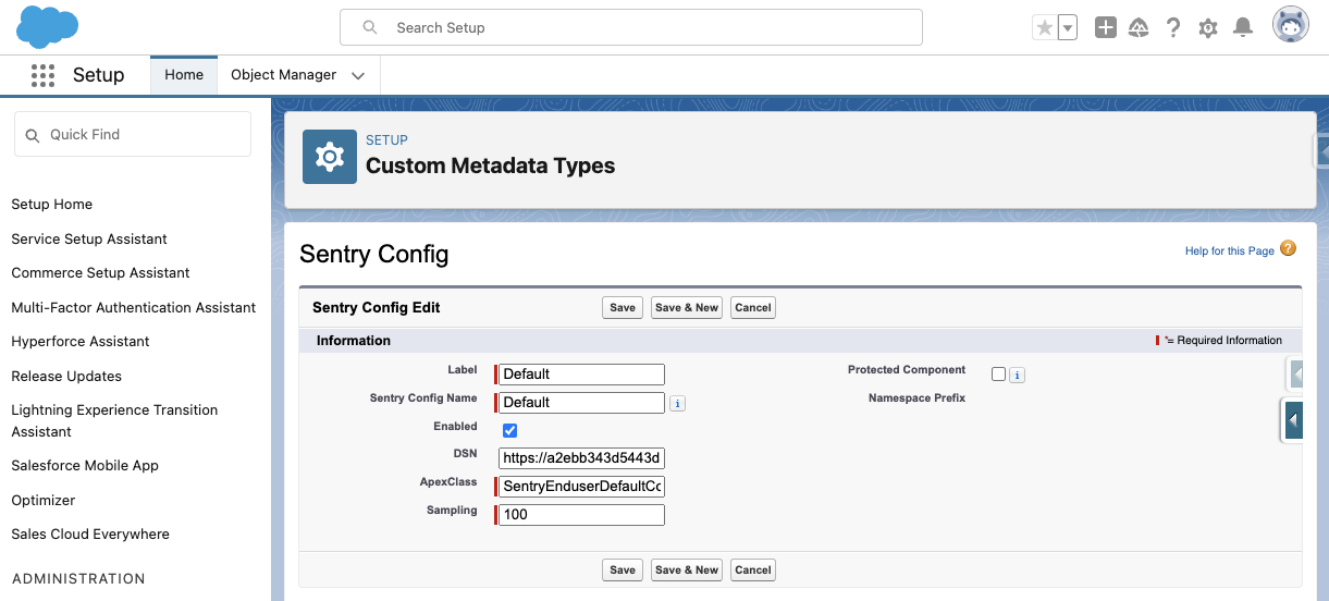 Config Sample